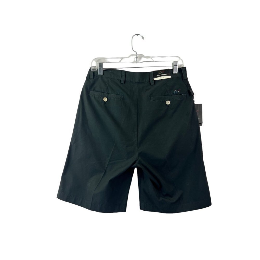 Greg Norman Men's Black Basic Shorts - Picture 2 of 6